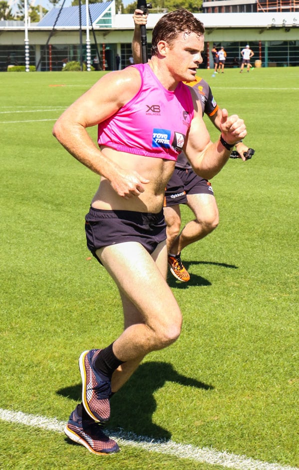 SLIDER-2KMRETURN2019.jpg Heath Shaw moved well in Wednesday's 2km time trial. - AFL,GWS Giants,Tommy Sheridan,Adam Tomlinson